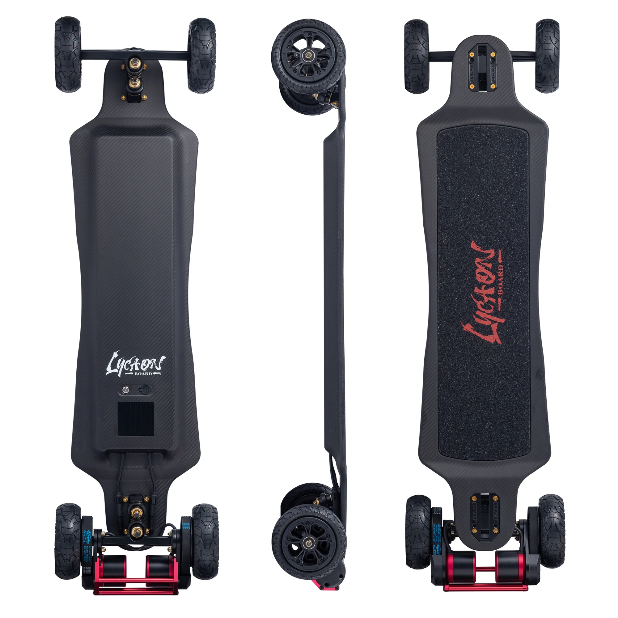 Lycaon TRX deck and underside shown side by side